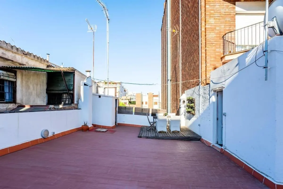 Apartament Private Terrace Attico 3Bd In Gran De Gracia Barcelona Hiszpania